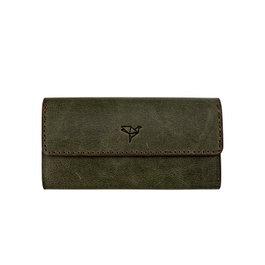 Zoozie Bags Cartera Pavia Green Mujer Piel Auténtica Medidas 19x2x10cm Elegante y Duradera